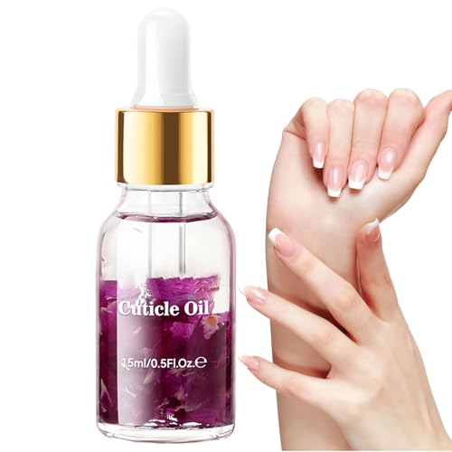 Jlobnyiun Aceite de uñas para cutículas, 15 ml, aceite de fortalecimiento de uñas agrietadas, productos nutritivos de reparación de cutículas para mujeres y hombres