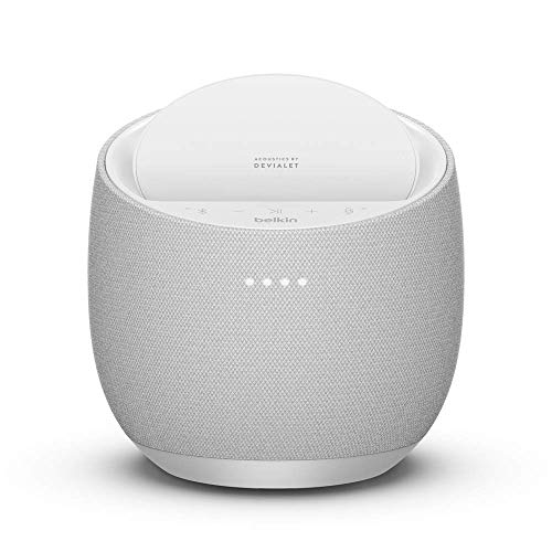 Belkin Hi-Fi スマートスピーカー + ワイヤレス充電器 iPhone/Android スマホ各種対応 SOUNDFORM ELITE ホワイト G1S0001dq-WHTJP-A
