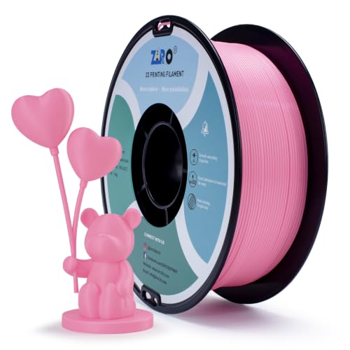 ZIRO UV Reactive Fluorescence PLA, NOT Glow in The Dark, 2.2lb Pink