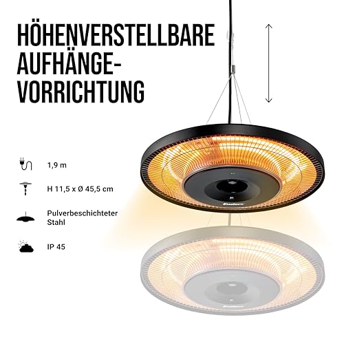 Enders 49266- Loom Black- Elektro Hängestrahler-4