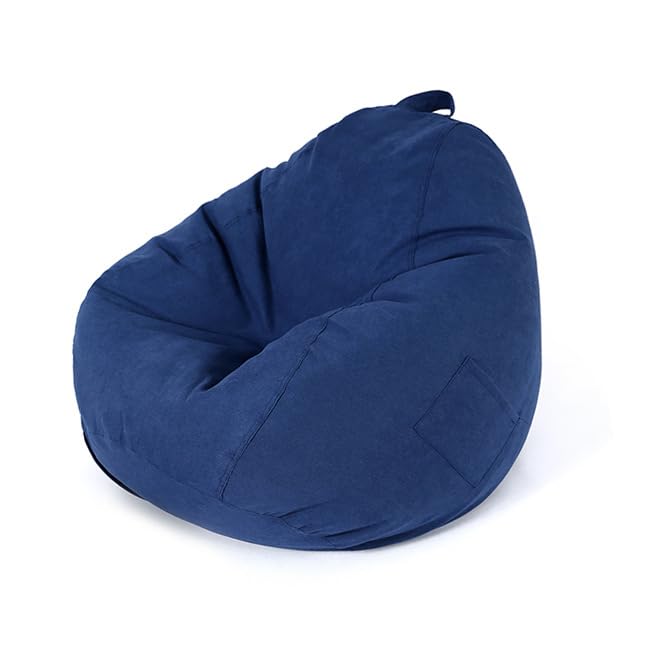 Listado de Puffs pera del mes. 50 UGEFKMQ Puffs Pera para Interior Exteriorpuf Gigante Ultracómodo, Cojín De Suelo para Juegos, Sillones, Silla, Sofá (Sin Relleno),Azul,90Cm*110Cm