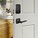 Yale Assure Lock 2 Keypad with Wi-Fi and Valdosta Lever in Black Suede