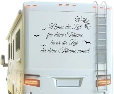 Nimm dir Zeit | Wohnmobile Wohnwagen Aufkleber | Wandtattoo | Für...