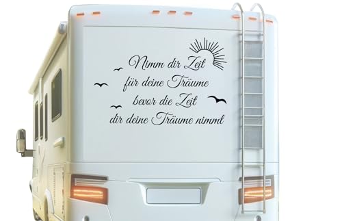 Nimm dir Zeit | Wohnmobile Wohnwagen Aufkleber | Wandtattoo | Für...