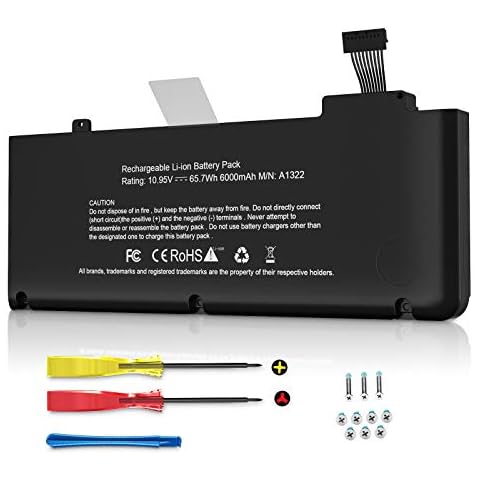 POWEROWL A1322 A1278 Laptop Battery for MacBook Pro Battery 13 inch Mid 2009, Mid 2010, Early and Late 2011, Mid 2012 Version, Fit for MacBookPro 5,5 7,1 8,1 9,2 Cover