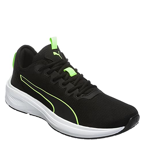 Tênis de Corrida Puma Accent NXT BDP Masculino, preto, branco e amarelo, 38
