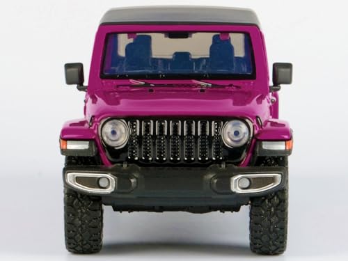 Motormax Gladiator Overland Pickup 1:24 Morado y Negro miniatura 4