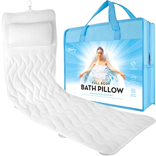 Full-Body-Bath-Pillow-Luxury-Bathtub-Pillow-22-Suction-Cups-Bath-Pillows-for-Tub-Neck-and-Back-Support-Adults-Bathtub-Cushion-and-Bath-Tub-Pillow-Headrest-Soaking-Bathtub-Accessories-for-Women