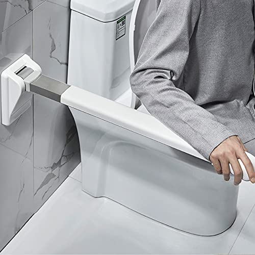 Bracciolo Pieghevole per WC e Bagno,Maniglione di