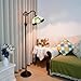 NUODITOS Tiffany Floor Lamp Owl Animal Stained Glass Reading Floor Lamp with Adjustable Lampshade Tiffany Style Corner Standing Light for Bedroom Living Room Office (Bulb Included)