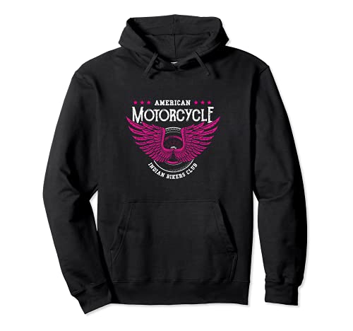 Bikers indiens: American Motorcycle Indian - Moto Sweat à Capuche