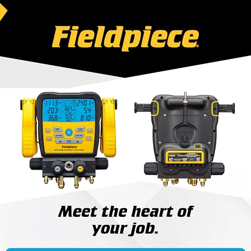 image for Fieldpiece SM482V Wireless 4-Port SMAN Refrigerant Manifold with Vacuu