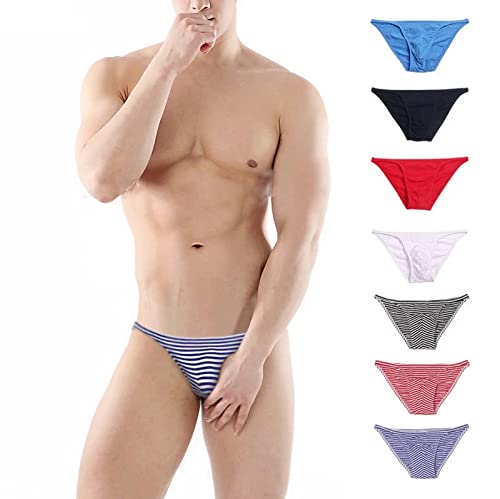 Men's Striped Briefs U Convex Fashion Hips Panties