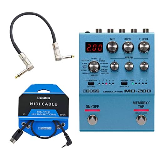 Boss MD-200 Modulation + BMIDI-1-35 MIDI-TRS cable de conexión keepdrum