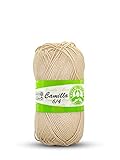 Madame Tricote Paris Camilla 6/4 100 percent Mercerized Cotton Yarn by Madame,White Smoke(Pantone 12-0704)