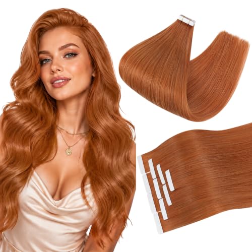 Ve Sunny Hair Tape in Extensions Copper Orange