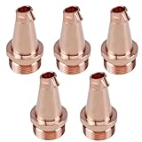 WTTTOOLS Laser Welding Nozzle 5 Pcs Laser Welder Nozzle Tip Kit AS-12 Copper Nozzles M16 H35 for Portable Laser Welding Gun Laser Welder Head Laser Welding Machine Wire Feeding