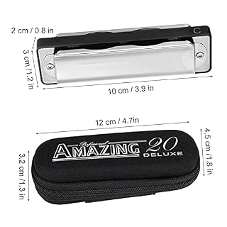 JIKALS D Harmonica Majeur Harmonica Stable Flexible Compact 20 Ton Harmonica Elegant Amis for Family Débutants… - Les Beatles, Paul McCartney, John Lennon, RIngo Starr, George Harrison JIKALS D Harmonica Majeur Harmonica Stable Flexible Compact 20 Ton Harmonica Elegant Amis for Family Débutants… – Image 6