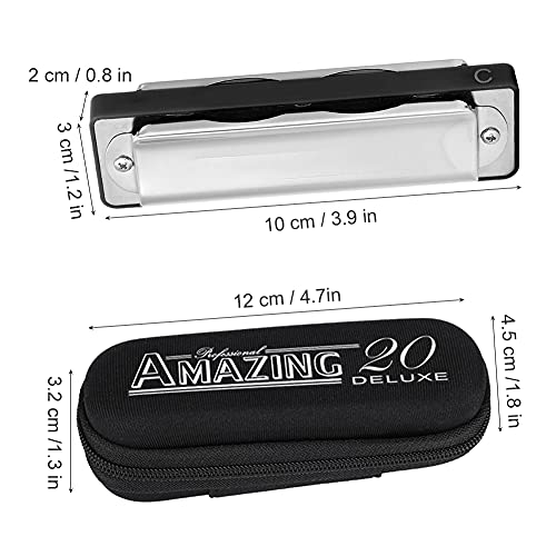 JIKALS D Harmonica Majeur Harmonica Stable Flexible Compact 20 Ton Harmonica Elegant Amis for Family Débutants… - Les Beatles, Paul McCartney, John Lennon, RIngo Starr, George Harrison JIKALS D Harmonica Majeur Harmonica Stable Flexible Compact 20 Ton Harmonica Elegant Amis for Family Débutants… – Image 7