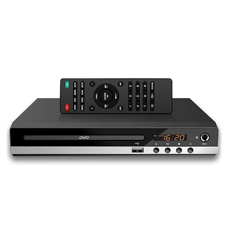 Odtwarzacz DVD Domowy odtwarzacz DVD o wysokiej rozdzielczości 1080P do telewizora Odtwarzacz płyt DVD CD Szybko i wygodnie