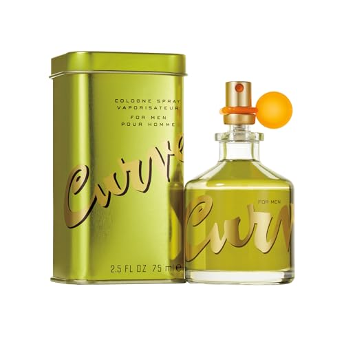 Men's Cologne Fragrance Spray by Curve, Spicy Wood Magnetic Scent for Day or Night, 2.5 Fl Oz