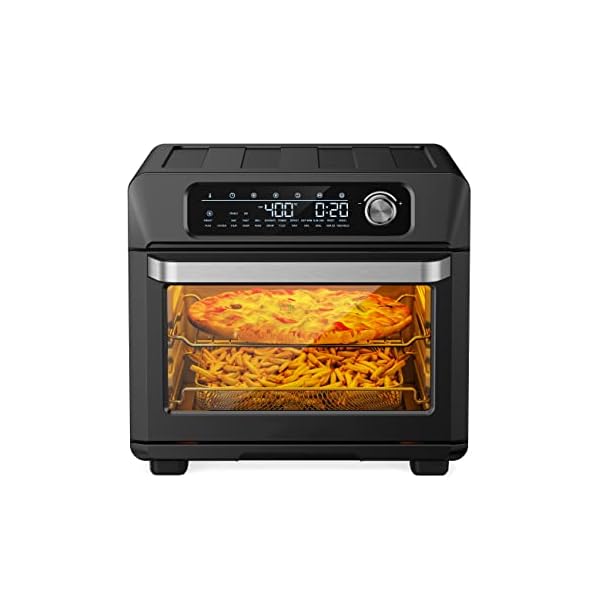 Air Fryer Toaster Oven, SWIPESMITH 26QT Convection Air fryer, Bake, Broil, Roast, Dehydrate, Slow Cook, Digital Countertop Oven with 24 Presets 100 Recipes, Accessories, Touch Control, 1700W Air Fryer Toaster Oven, SWIPESMITH 26QT Convection Air fryer, Bake, Broil, Roast, Dehydrate, Slow Cook, Digital Countertop Oven with 24 Presets 100 Recipes, Accessories, Touch Control, 1700W
