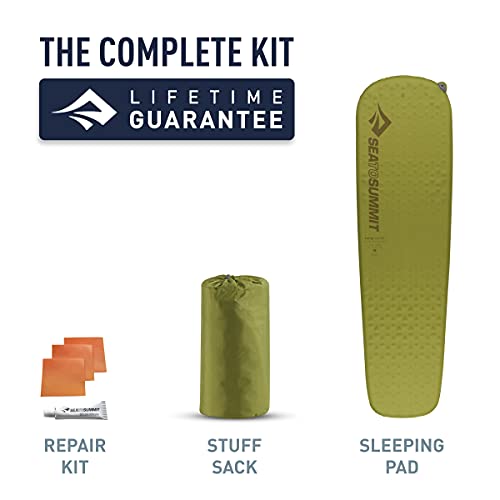 Image of Sea to Summit Camp Self-Inflating Foam Sleeping Mat for Camping and Backpacking, Tapered - Regular (72 x 20 x 1.5 inches)