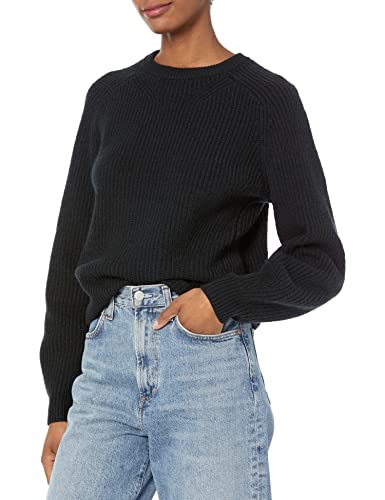 Amazon Essentials Ribbed Long Sleeve Sweaters for Women, Crewneck