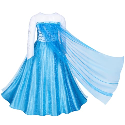 Disfraz Princesa Azul para Niñas con Accesorios miniatura 4