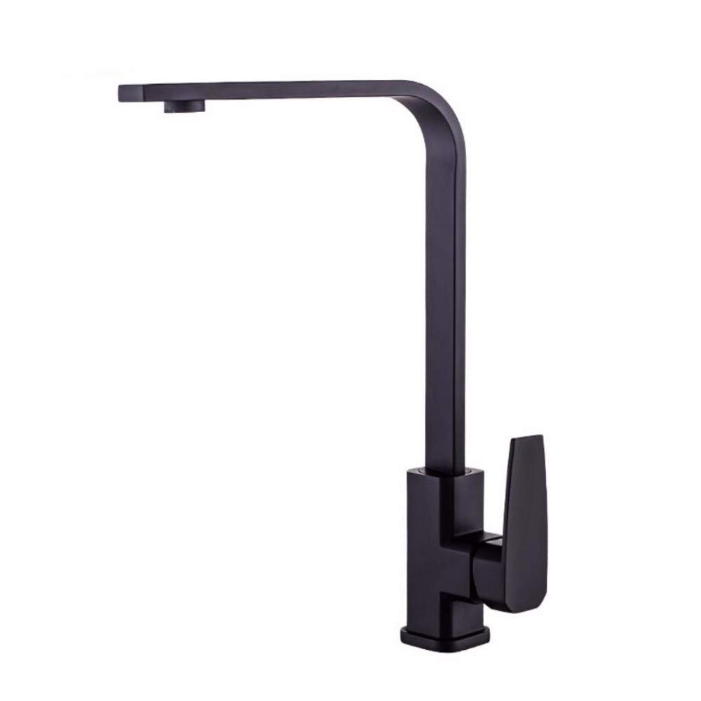 Robinet de cuisine rétro noir cuivre lavabo évier eau froide chaude