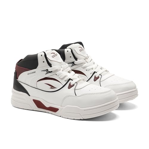 Image of ASIAN Tango-11 Men's High Top Sneakers | Stylish & Lightweight Lace-Up Shoes | Cushioned Sports Sneakers for Men | Ideal for Casual, Daily Use & Travel