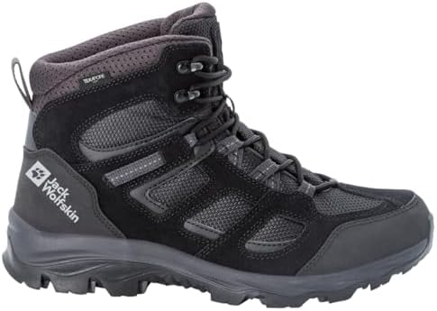 Jack Wolfskin Men's Vojo 3 Texapore Mid M Hiking Shoe, Black, 9.5 | Image 1