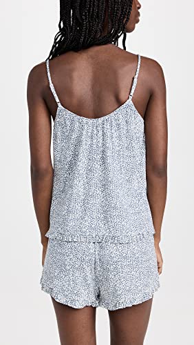 Eberjey Women's Gisele The Cami Shorts Set, Animal Coastal Blue, S #TOP2