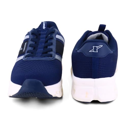 Image of SPARX Sports Running Shoes for Men - Lightweight Breathable Lace-Up Athletic Shoes with Cushioned Comfort, Shock Absorption, Durable Grip, Flexible Sole & Everyday Walking Performance