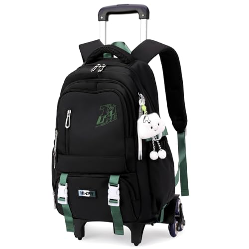 Image of PALAY School Bag Trolley Rolling Backpack for Girls Boys Elementary Middle School Bags Kids Backpack with 6 Wheels