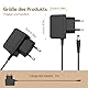 Universal Netzteil 5V 2A, Netzteil EU Steckernetzteil 100V-240V AC zu DC Adapter mit 5,5mm x 2,1mm Stecker, Power Adapter für Android TV Box X98 X88 MXQ QPlus, LED Streifen, Router, Kamera