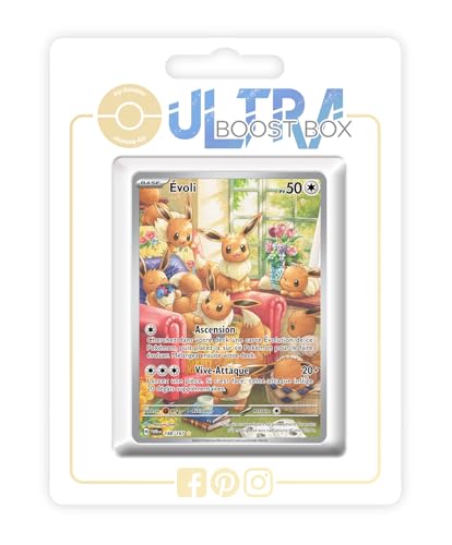 Ya en mundofriki.es: Évoli (Eevee) 188/167 Alternativo Pokémon Gallery Secreta - Ultraboost X Écarlate et Violet 6 - Mascarade Crépusculaire Box de 10 Cartas Pokémon Francés