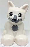  LEGO DUPLO Bauernhof Tiere Katze weiß weiss Zoo Zirkus
