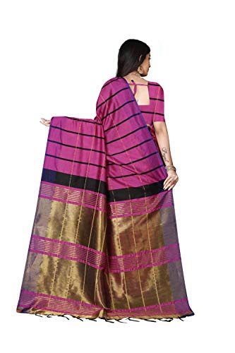 Image of OM SAI LATEST CREATION Soft Cotton & Silk Saree For Women Banarasi Saree Under 399 2021 Beautiful For Women saree