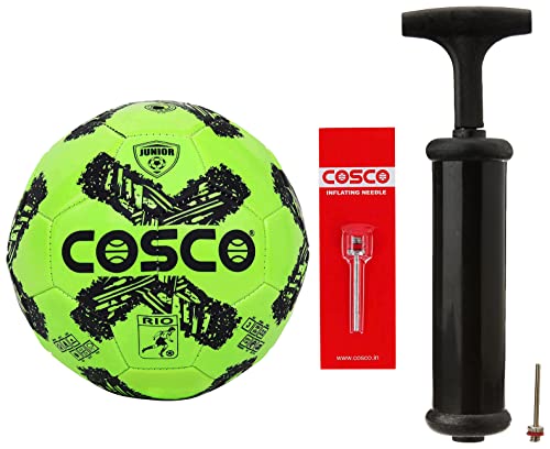 Image of Cosco Rio Polyvinyl Chloride Football, Size 3, (Yellow)