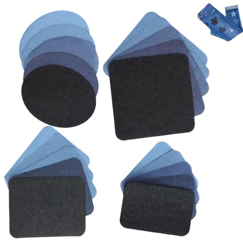Parches Termoadhesivos,20 piezas parches de reparación,parches de tela para planchar,Patch Sticker,Parche Pantalon Vaquero,Reparación de Pantalones,Chaquetas,Mochilas,Camisas