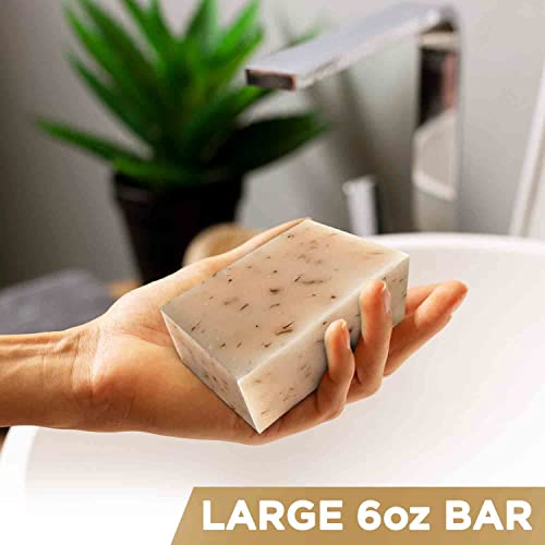 Iheart Moisturizing Honey Oat & Shea Butter Soap - Rich Creamy Lather, Nourishing And Gentle For All Skin Types - Gentle Exfoliant, Deep Hydration - Last 3X Longer (Large 6 Ounce) #TOP3