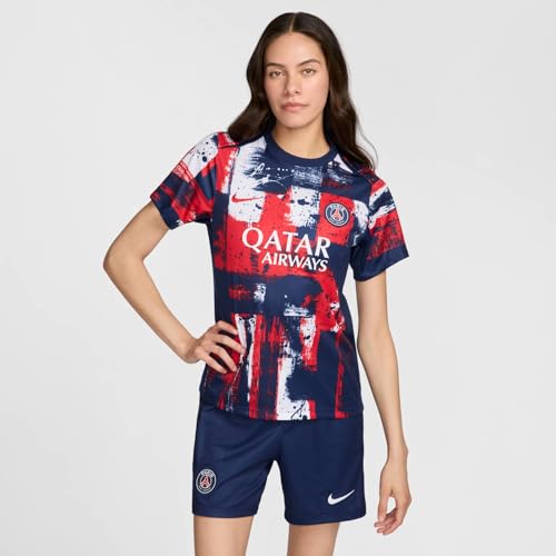 Haut de foot d'avant match Nike Dri FIT Paris Saint Germain Academy Pro Domicile pour femme - vue 7