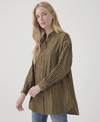 Pact Organic Cotton Women's Lightweight Oversized Shirt4