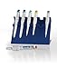 Heathrow Scientific HS20613E Blue ABS Plastic 6-Place Pipettor Stand