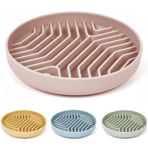 Reviews y listado de Venta de alimentos para animales del mes. 23 Tazones de alimentación lenta para perros, cuencos de silicona con ventosas, antiasfixia, diseño antideslizante, reduce el aburrimiento, ansiedad, ideal para perros y gatos...