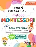 Photo Gallery libro prescolare xxl - metodo montessori: 200+ attività educative e divertenti per bambini da 3 a 6 anni. prepariamoci per la prima imparando a tracciare e scrivere, contare, ritagliare e molto altro Photo Gallery libro prescolare xxl - metodo montessori: 200+ attività educative e divertenti per bambini da 3 a 6 anni. prepariamoci per la prima imparando a tracciare e scrivere, contare, ritagliare e molto altro