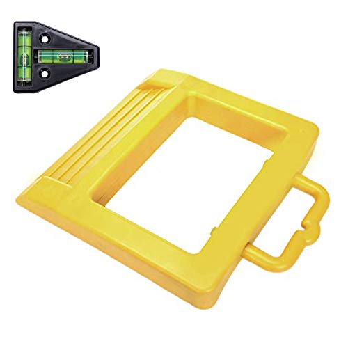 Homeon Wheels Pallet Truck Chock Heavy Duty Pallet Jack Stopper 14.2\" Length x 11.6\" Width x 2\" Height Yellow (1 Pack) One T Level