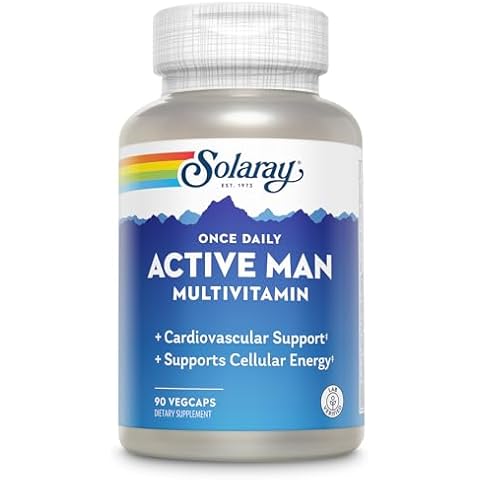SOLARAY Once Daily Active Man Multivitamin & Mineral Cover