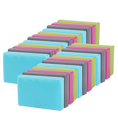 Docit Index Card Holder 3" X 5" For Storing Recipe Cards, School Index Cards & More, 24-Pack (00868C) #TOP4